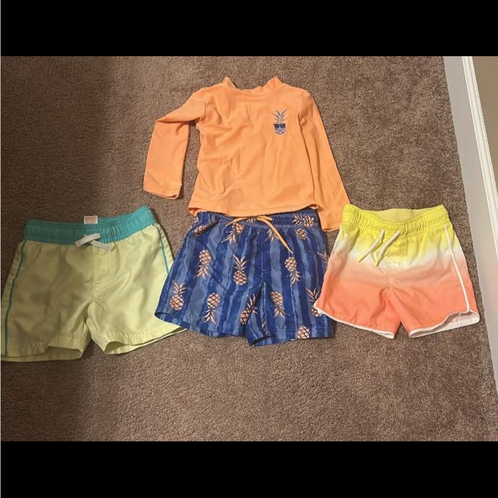 Colorful Kids Swimwear Set